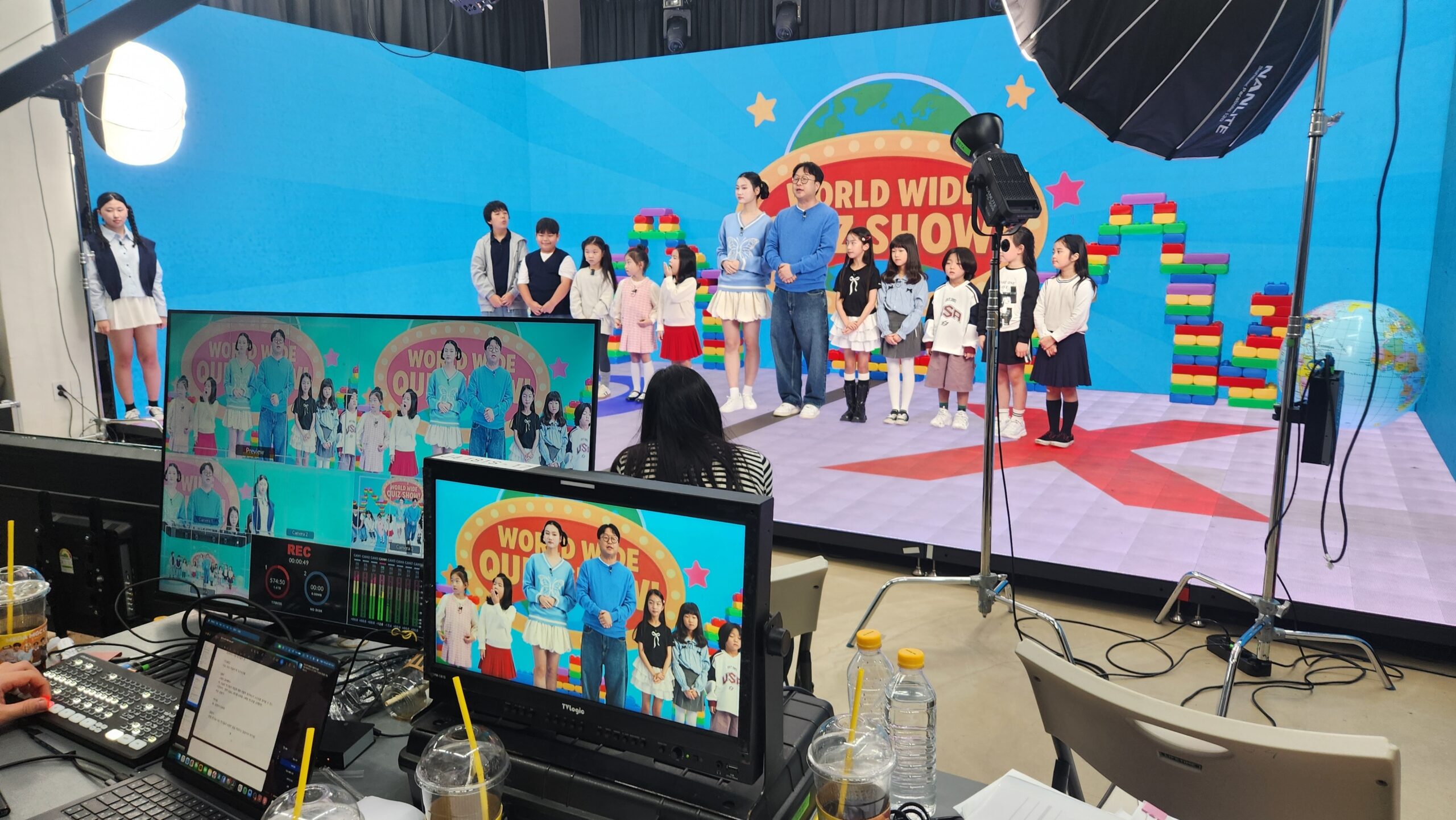 어린이 출연자 활동 모습