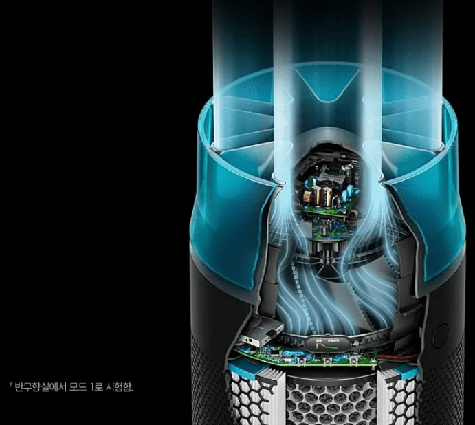 다이슨 허쉬젯 컴팩트 공기청정기 이미지